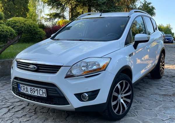 Ford Kuga cena 33900 przebieg: 180000, rok produkcji 2009 z Trzebnica małe 596
